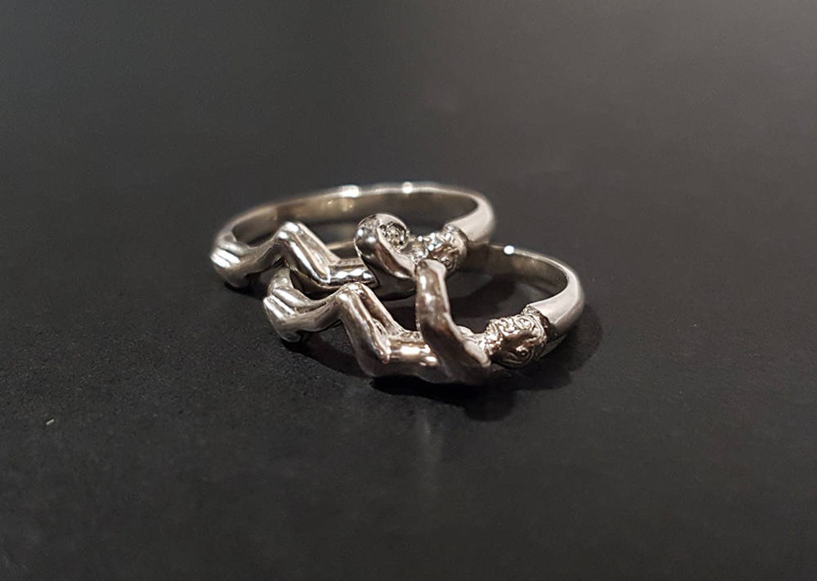 Sterling Silver Gays Ring. Promise Ring. Couple Ring. Wedding Etsy