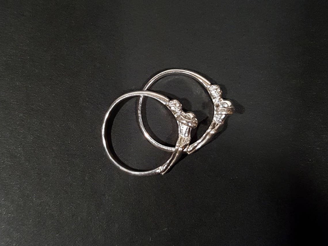 Sterling Silver Gays Ring. Promise Ring. Couple Ring. Wedding Etsy