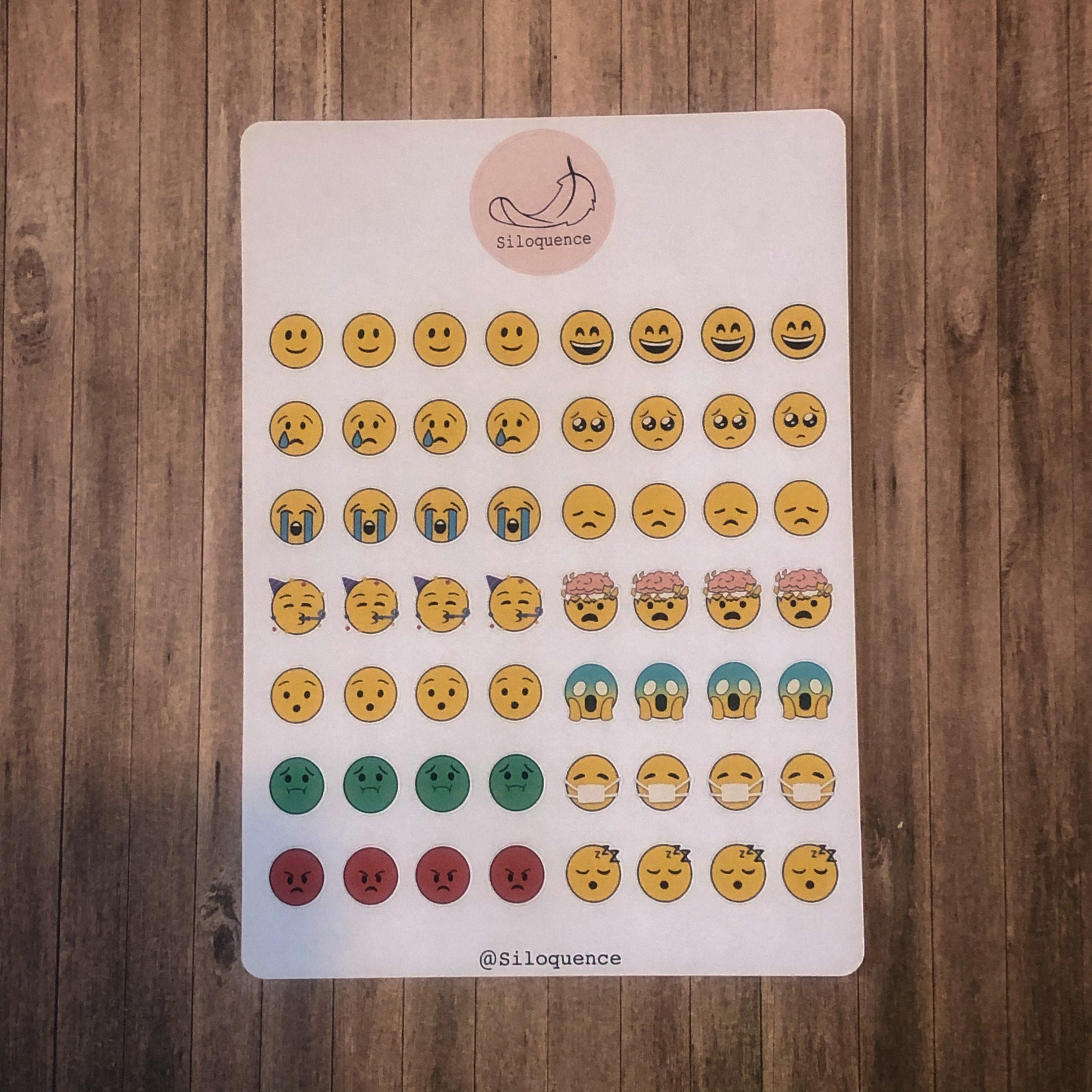 Stickers Emoji Bullet Journal / Planner / Agenda - Etsy