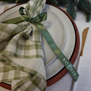 Ribbon Place Names - Wedding Decor