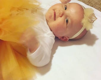 Gold Crown Headband- Newborn Crown; Newborn Baby Crown; Princess Crown; Rhinestone Crown; Birthday Crown; Baby Crown Headband; Photo Prop
