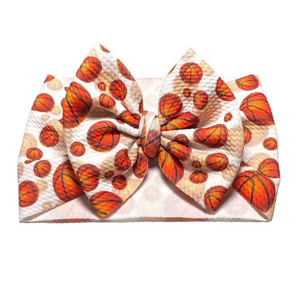 Basketball Bows Etsy