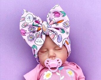 EASTER Baby Head Wrap, Baby Headbands, Baby Bow Headband, Toddler Headbands, Infant Headbands, Baby Girl Head Wraps, Newborn Headbands Bows