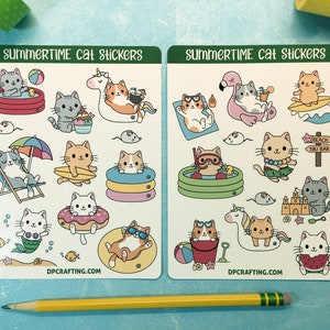 Cat dorm room stickers - Cute planner stickers - Cat stickers – My