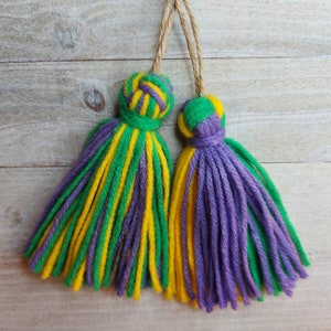 mardi gras knot headband