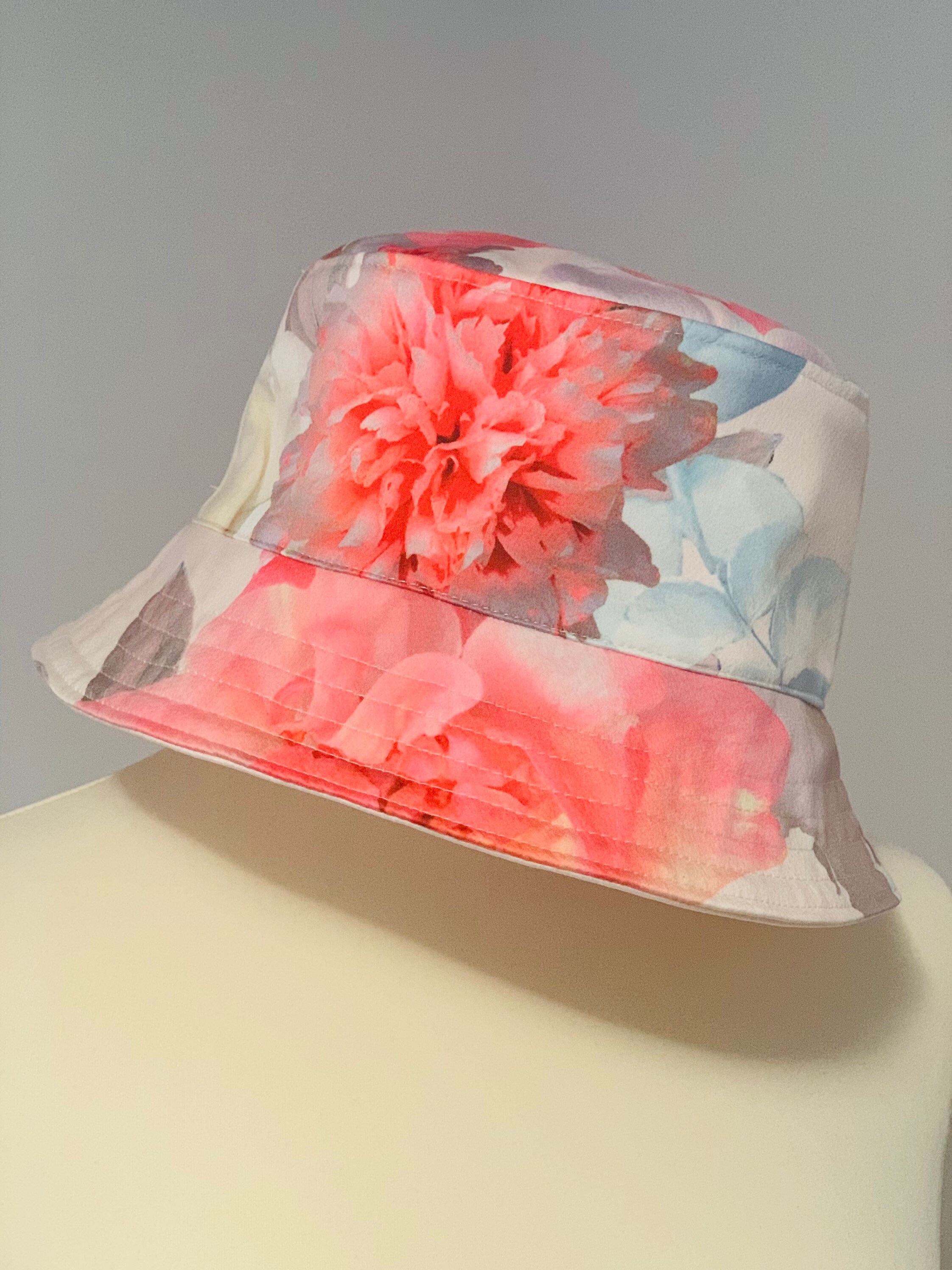 Bucket Hat PDF Pattern Double Sided Bucket Hat Sewing Etsy UK