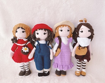 PROBE VERKAUF! Keine Lagerware! Handgemachte Häkelpuppe, Kuscheltier, Schal, Schlüsselbund, Lätzchen, Amigurumi | Geschenk für Mädchen, Kind, Her