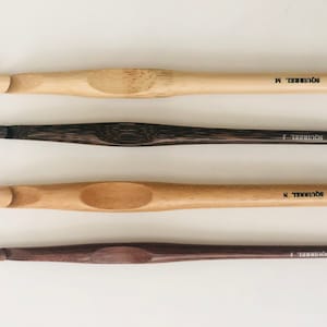 Squirrel Hand-Made Bamboo and Wooden Crochet Hook