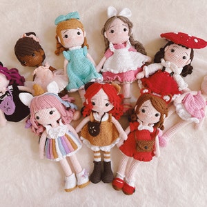 手作りの女の子の人形 - 子供とコレクターのための絶妙に