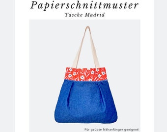 Papierschnittmuster: Tasche "Madrid"