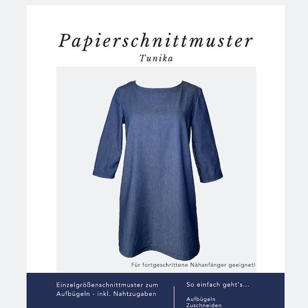 Papierschnittmuster: Tunika/kleid