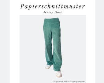 Papierschnittmuster: Jersey Hose