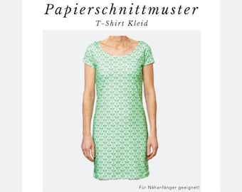 Papierschnittmuster: T-Shirt-Kleid