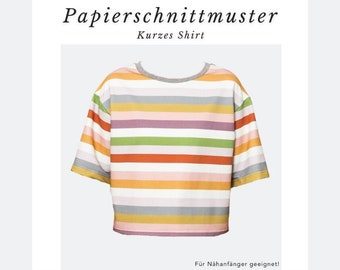 Papierschnittmuster: Kurzes Shirt