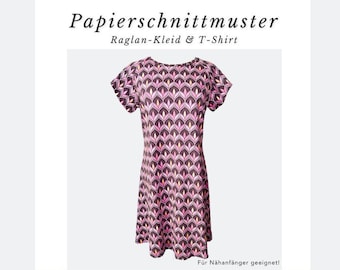 Papierschnittmuster: Raglan-Kleid & T-Shirt