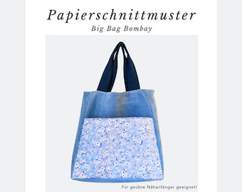 Papierschnittmuster: Tasche Big bag Bombay"