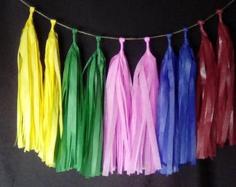 Sailor Moon Themed Tassels | Sailor Soldier Tassel Garland | Sailor Scouts Decor | Birthday Decorations