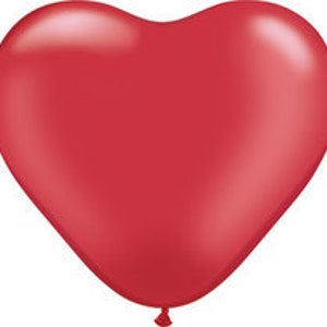 Heart Balloons with Tassels 36 Giant Balloons Valentine's Day Decor Party Supplies image 2