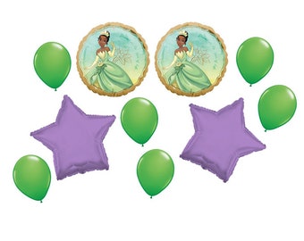 Princess Tiana Balloon Kit | Disney Princess Balloons | Disney Princess Birthday Party | Disney Decorations