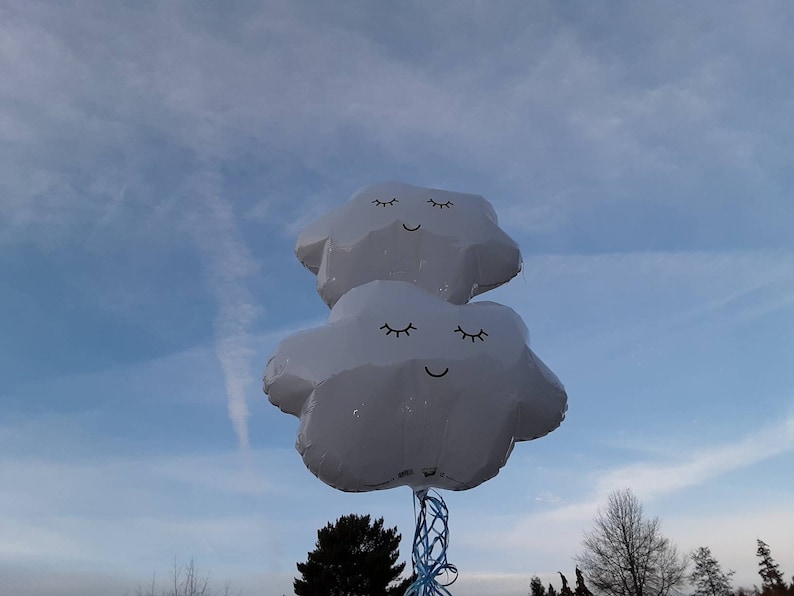 Sweet Cloud Balloons Cloud Balloon Bouquet Cloud Baby Shower