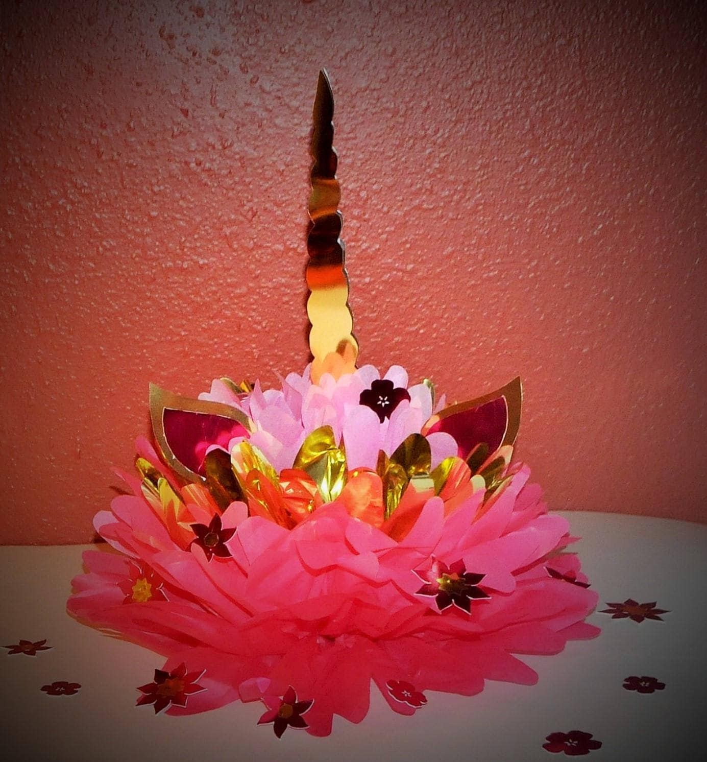 Pink Ombre Unicorn Poms Blue Ombre Unicorn Centerpiece 14 Unicorn Pom Flowers Unicorn Party Decor Unicorn Birthday Party