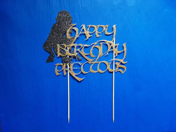 Hobbit Cake Topper Fantasy Party Decor Tolkien Birthday Etsy