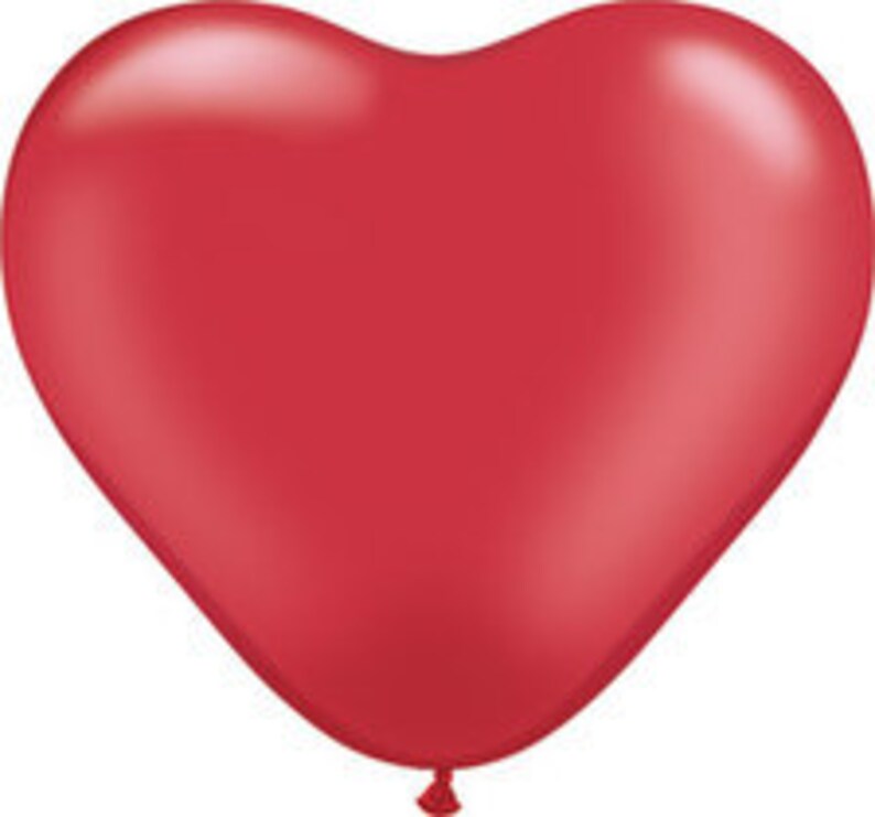 Heart Balloons with Tassels 36 Giant Balloons Valentine's Day Decor Party Supplies image 2