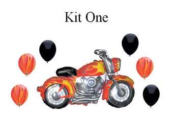 Motorcycle Balloons | Motorcycle Birthday Party | Motorcycle Baby Shower Decoration