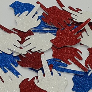 Middle Finger Confetti 150 Pieces of Glittery Confetti Divorce Party