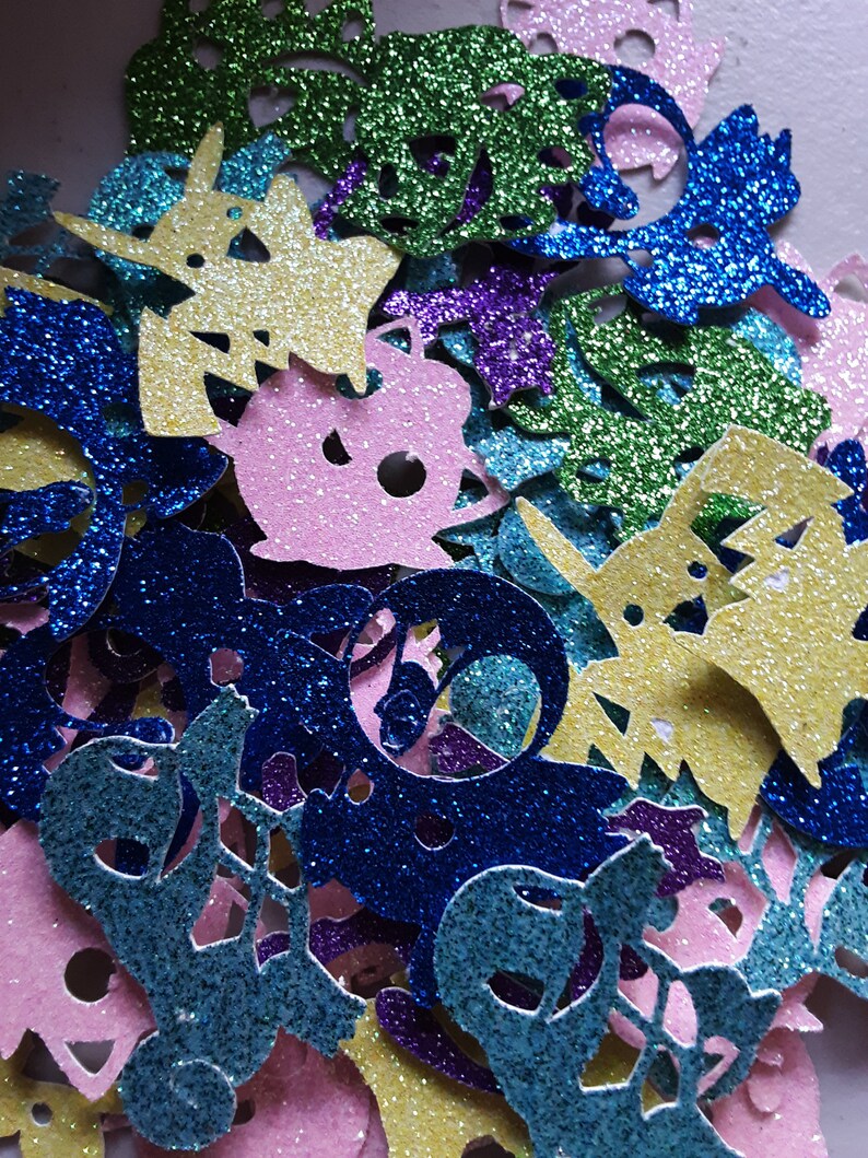 PokemonInspired Confetti Pokemon Go Confetti Pokemon Etsy