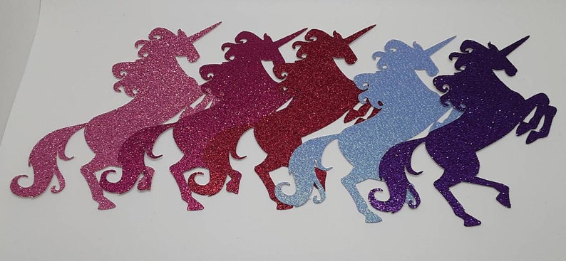 Unicorn Cake Topper Rainbow Unicorn Cake Topper Unicorn Party Rainbow Brite Birthday image 7