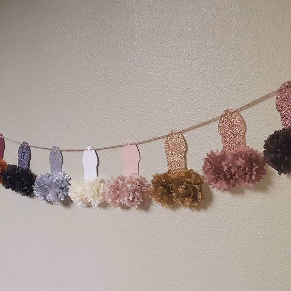 The ORIGINAL Hairy Penis Banner | XXX Banner | Adult Decor | Bachelorette or Bachelor Banner | Bridal Shower Decor | Weiner Decorations