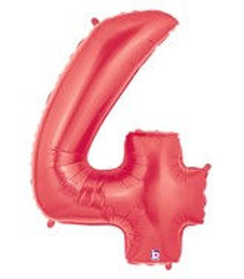 Giant Number Balloons Choose Your Color Choose Your Number Birthday Decorations image 7