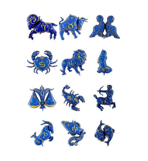 Zodiac Balloons Zodiac Party Decor Party Balloons Etsy