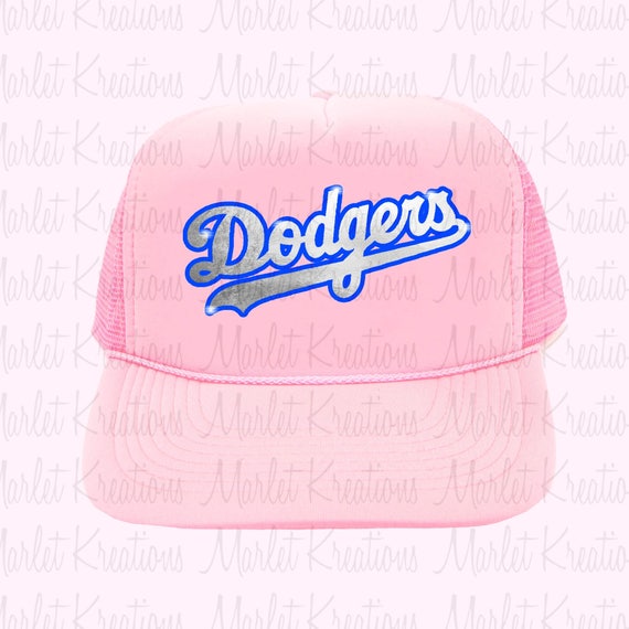 Glitter Dodgers Pink Hat | Etsy