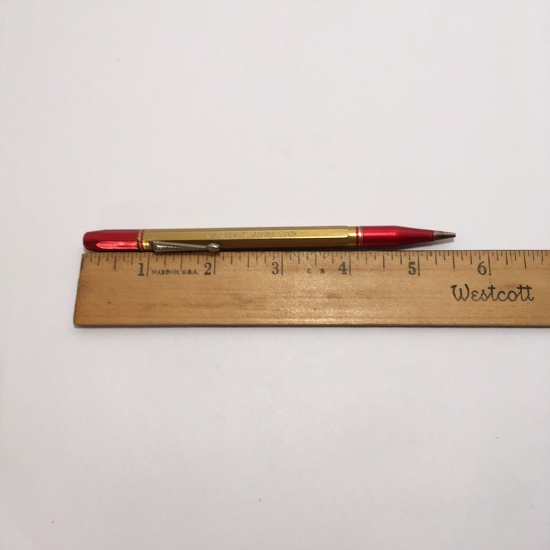 Vintage Scripto Mechanic Pencil Auto Parts /& Gear Co Logo