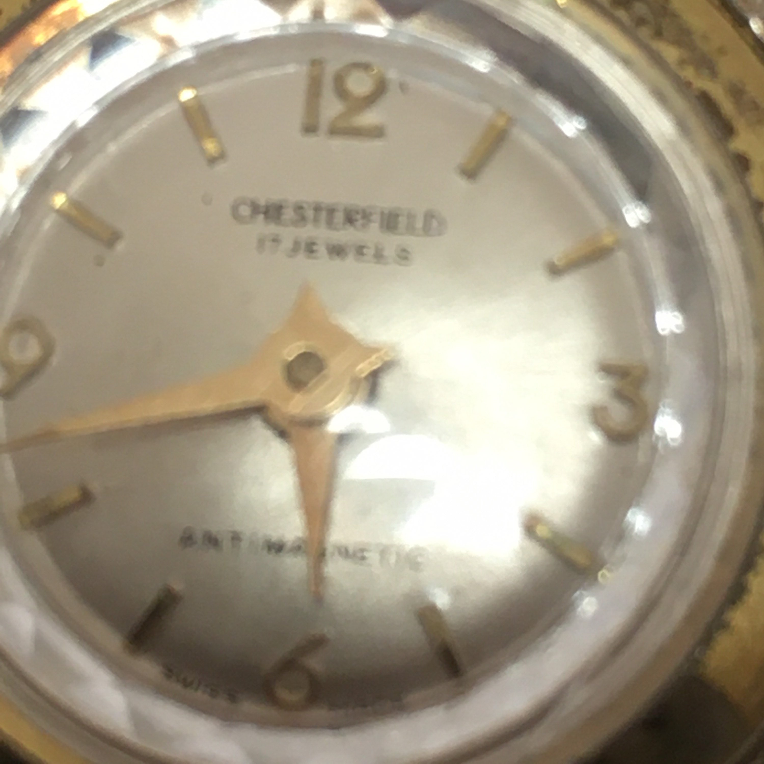 Vintage Chesterfield 17 Jewel Mechanical Watch Etsy