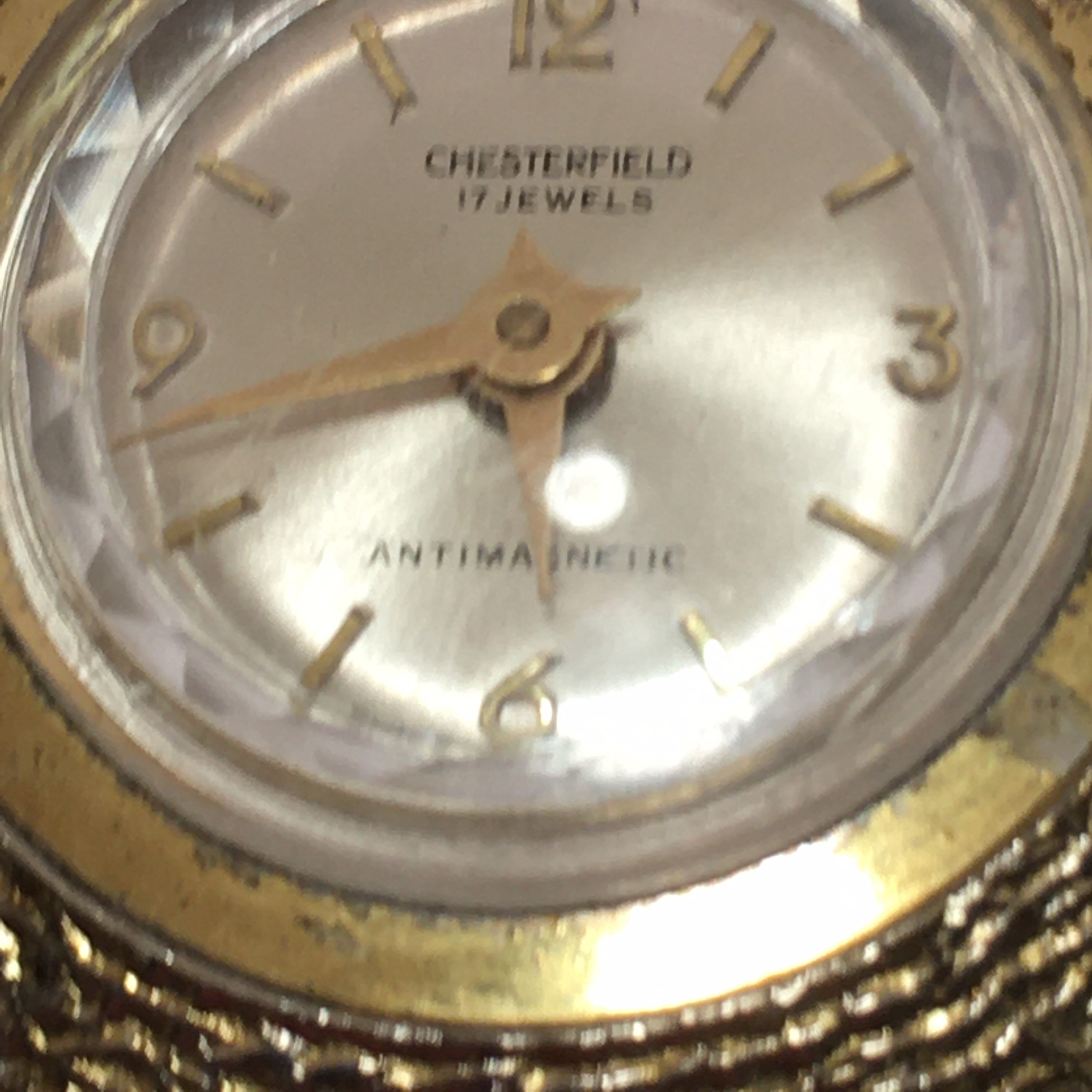 Vintage Chesterfield 17 Jewel Mechanical Watch Etsy
