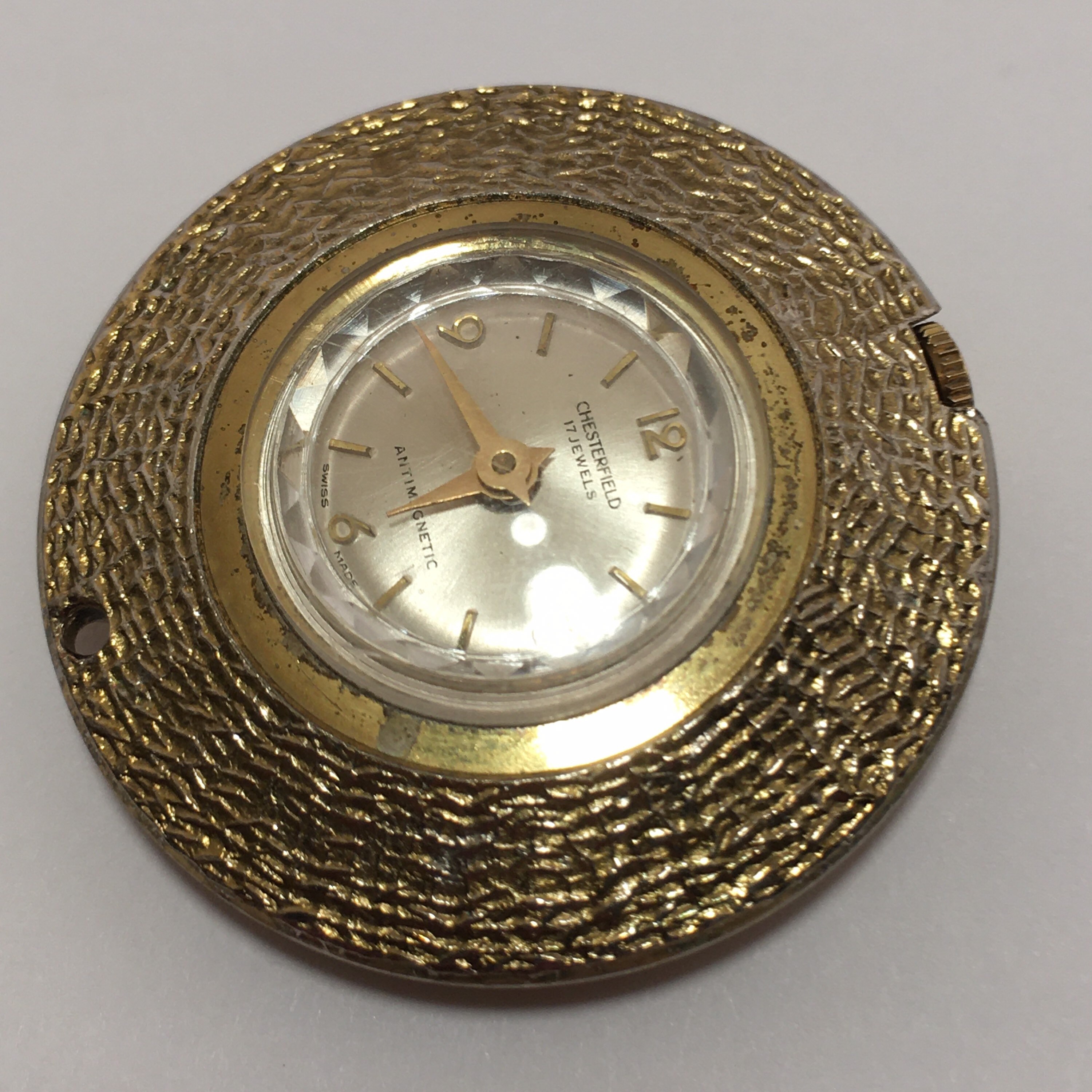 Vintage Chesterfield 17 Jewel Mechanical Watch Etsy