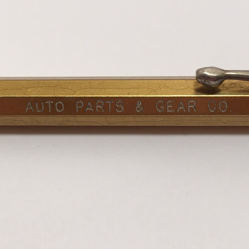 Vintage Scripto Mechanic Pencil Auto Parts /& Gear Co Logo