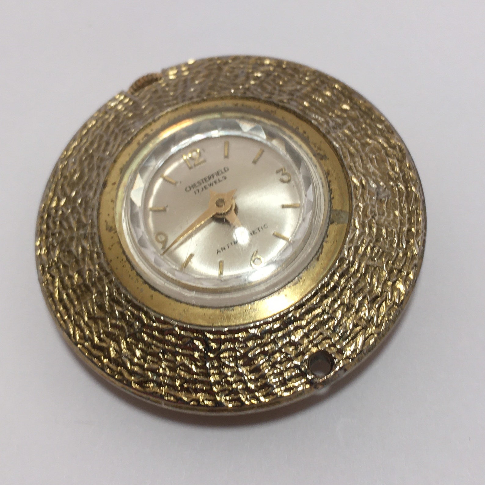 Vintage Chesterfield 17 Jewel Mechanical Watch Etsy