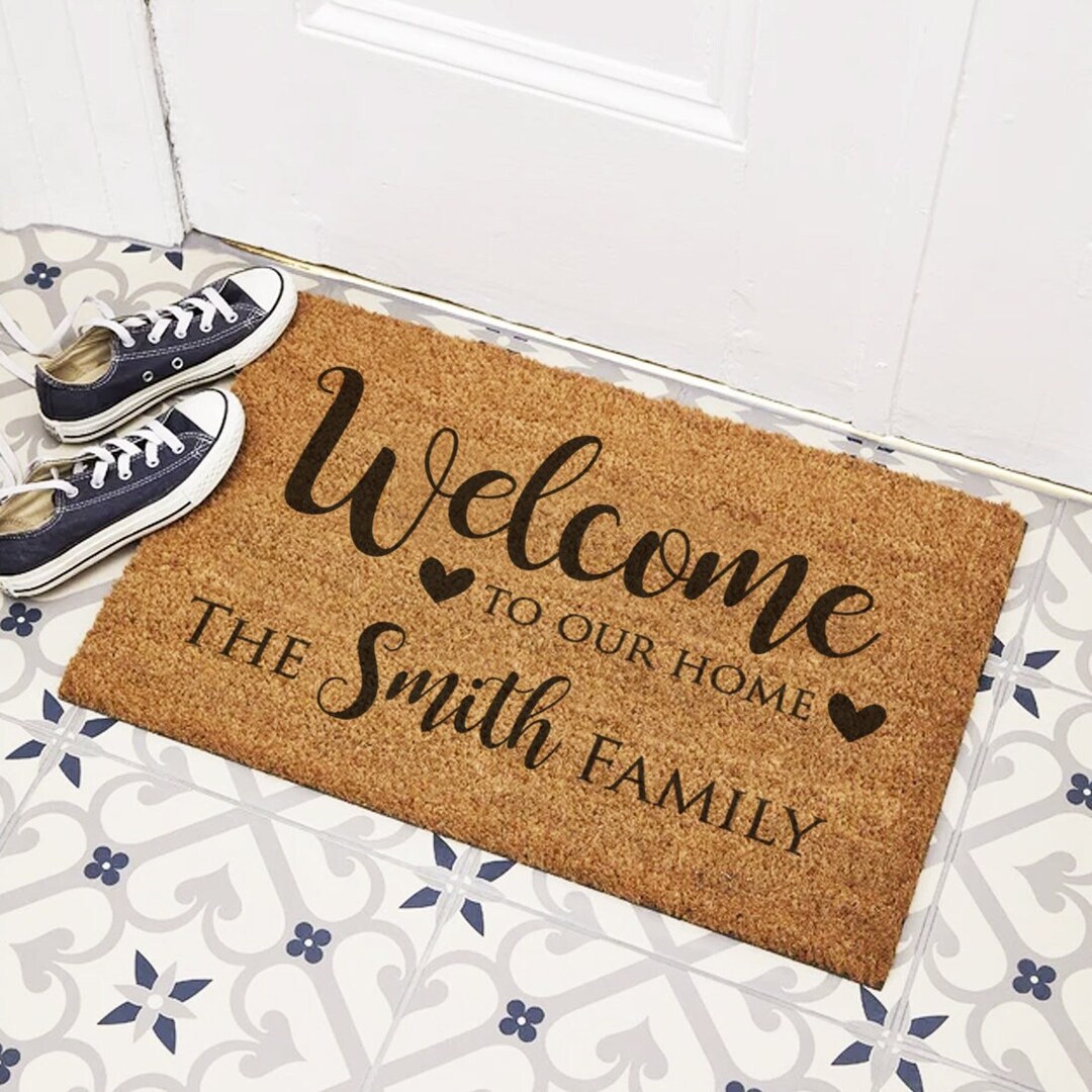 Welcome to the Madhouse Doormat Mad House Mat Coir Floor Door Mat Indoor/outdoor  Doormat Welcome Mat Housewarming Gift 60x40cm 