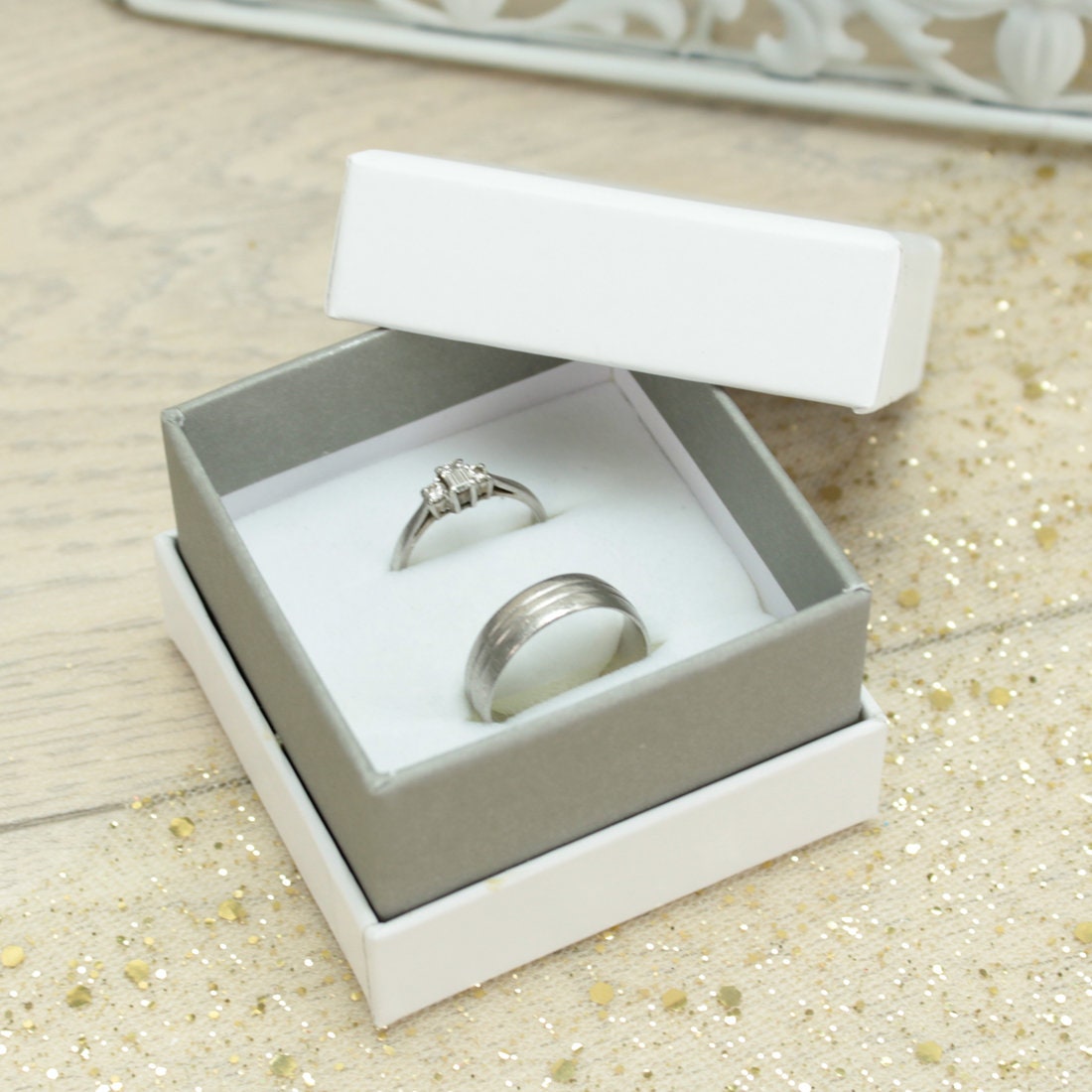 Personalised 'I Do' Wedding Ring Box Etsy
