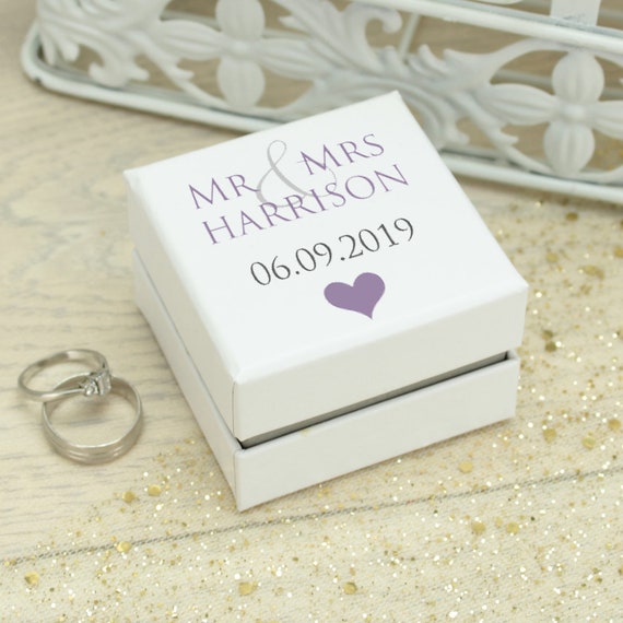 mr and mrs wedding ring box