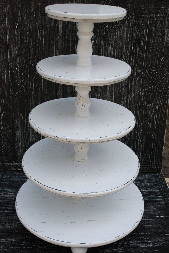5 tiered large shabby