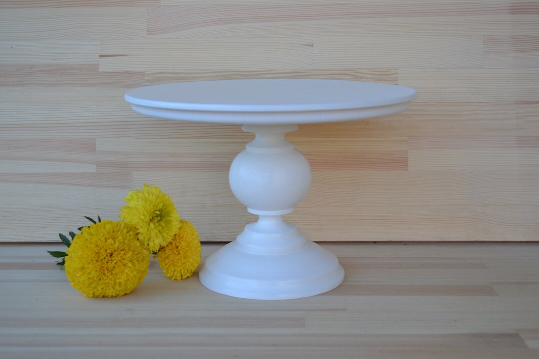 White Stand of All Sizes,cake Stand Wedding,wooden Cake Stand,wedding ...