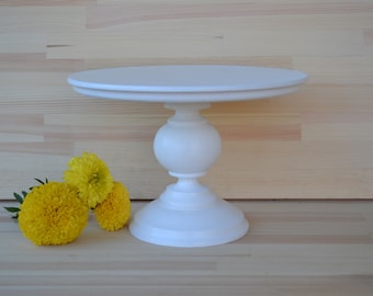 White stand of all sizes,cake stand wedding,wooden cake stand,wedding wood cake stand,table setting cake stand,handmade cake stand