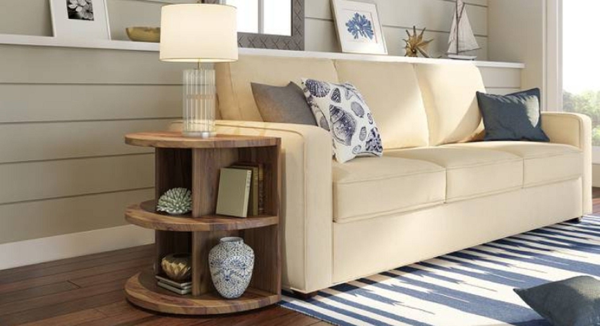Half round sofa sale table