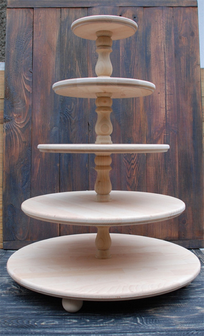 ALL SIZES 5tiered wooden wedding cake standcupcake stand