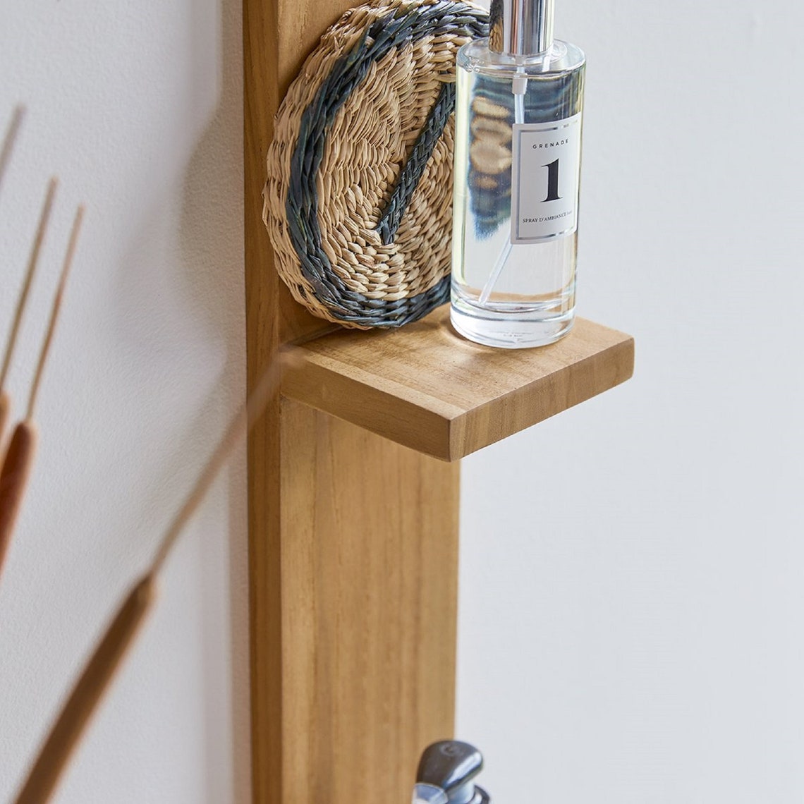 Oak Shelves Oak Shelving Display Shelf Bathroom Towel Etsy